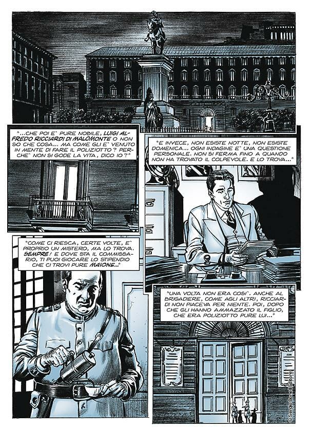 Il Commissario Ricciardi raccontato da Claudio Falco al COMICON