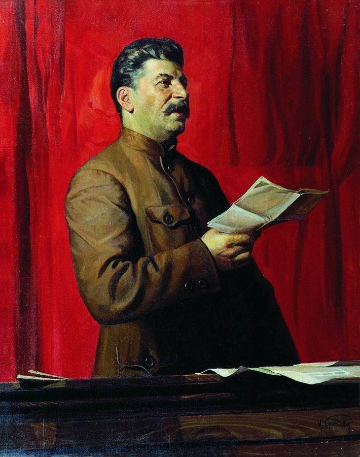 State portrait of Stalin