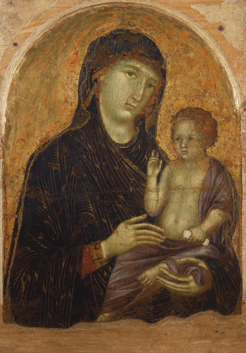 Duccio di Buoninsegna, Madonna con Bambino, Buonconvento, Museo d'arte Sacra della Val d'Arbia
