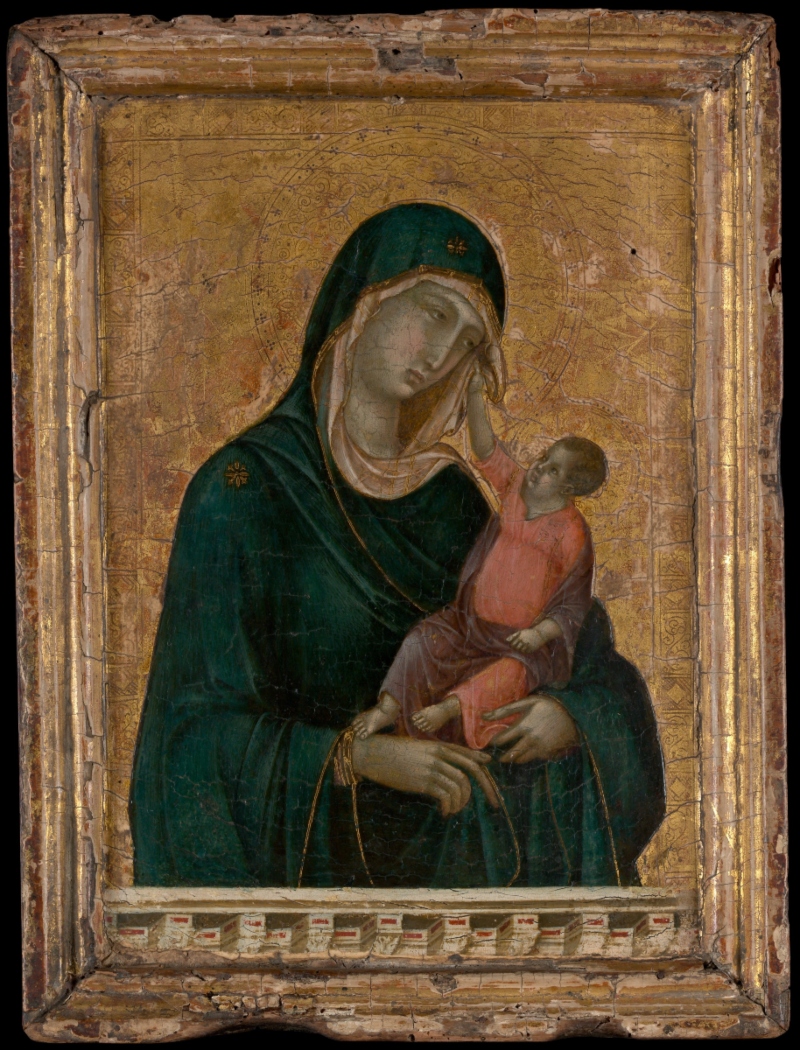 Duccio di Buoninsegna, Madonna col Bambino (Madonna Stoclet) New York, Metropolitan Museum of Art.
