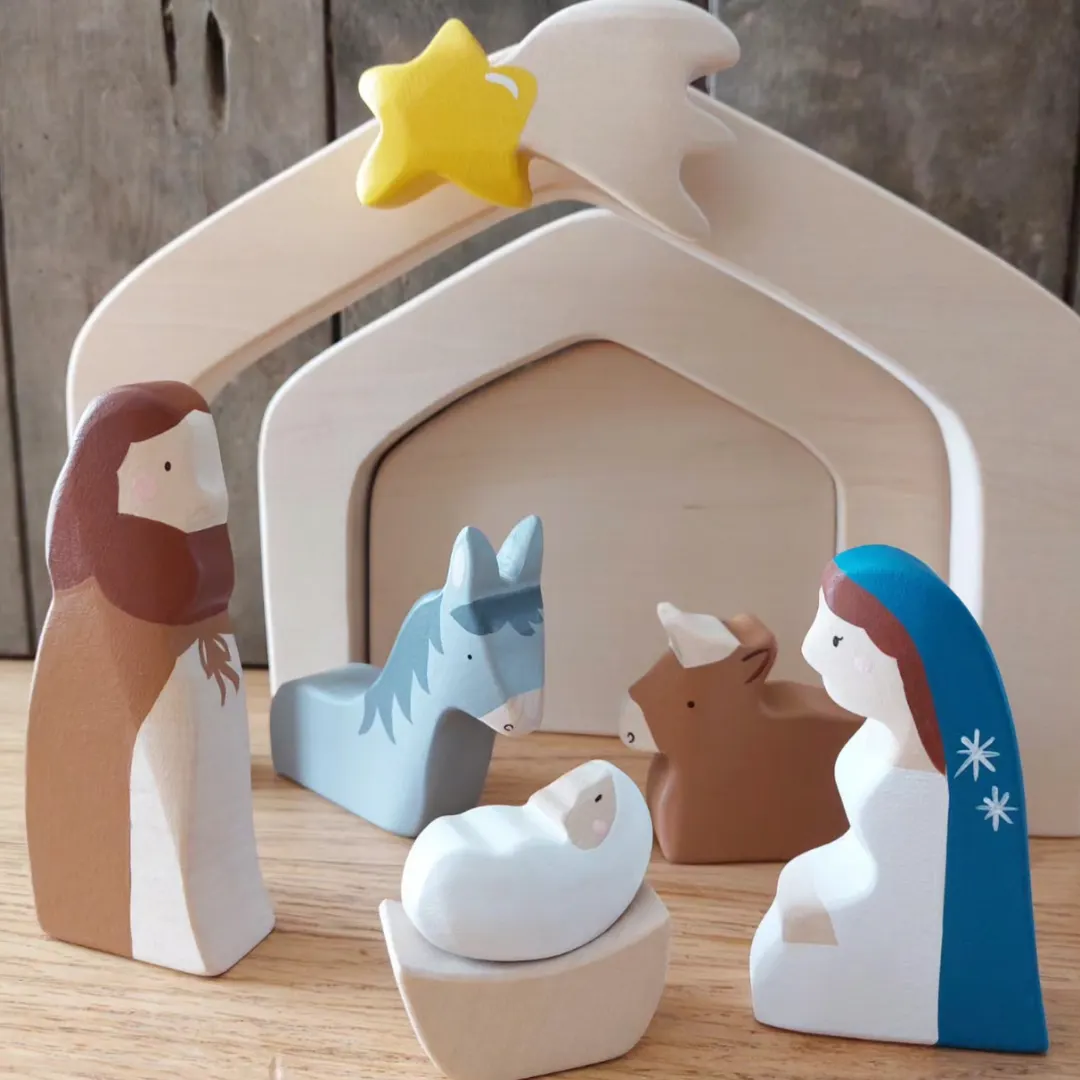 Giocattoli in legno per bambini e adulti: il presepe di Conwoody