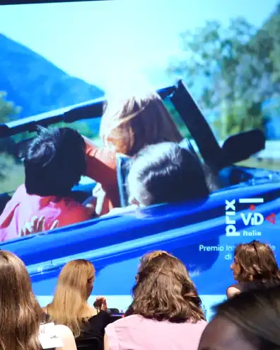 La proiezione del Prix ViDa Italia alla 61ª Mostra Internazionale del Nuovo Cinema di Pesaro / via VIDEOBOX, videodanza - Hangarfest. Tutti i diritti riservati agli autori